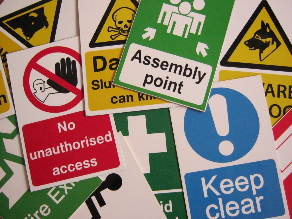 Choosing Health and Safety Stickers